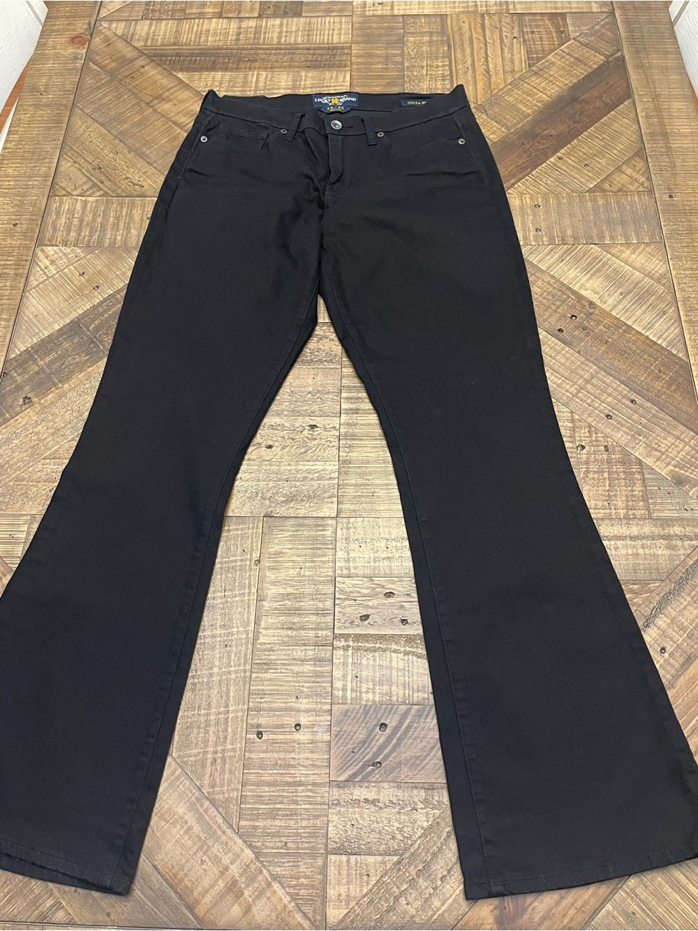 Lucky Brand Black Bootcut Jeans Size 14/32 Regular Mid-Rise